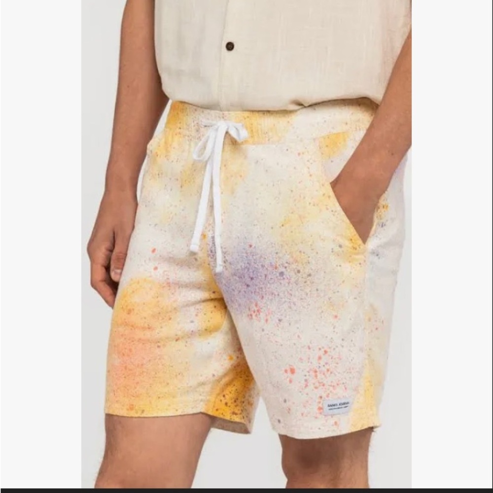 Banks Journal Spray linen cotton blend shorts size 36